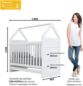 Berço Montessoriano 02 em 01 Americano Henn